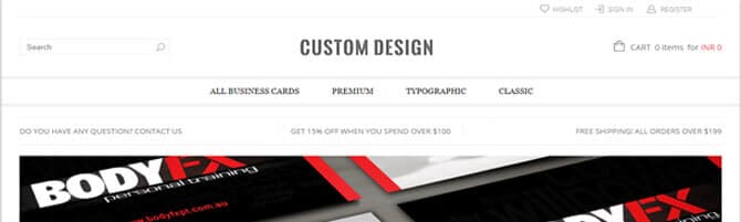 PHP Custom design Script