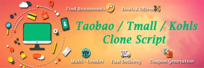 Taobao/Tmall/Kohls Clone Script